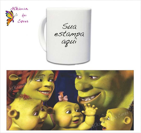 Caneca Customizada - Shrek (canec_cartoon_002)