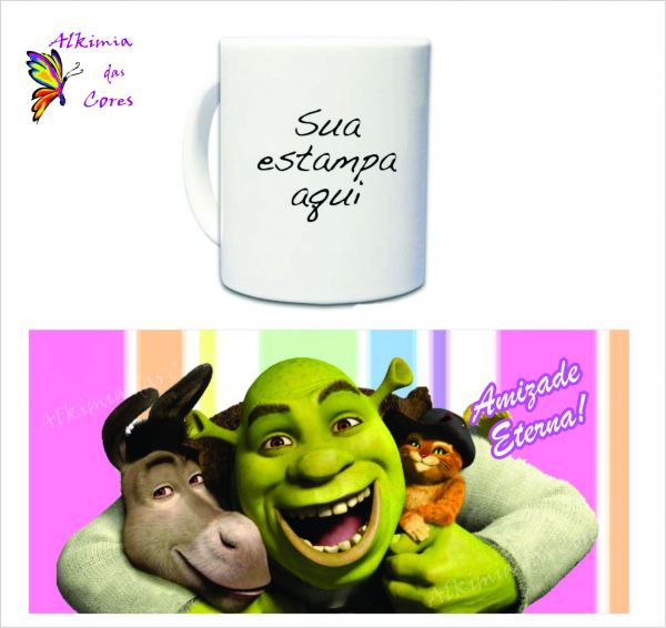 Caneca Customizada - Shrek (canec_cartoon_001)